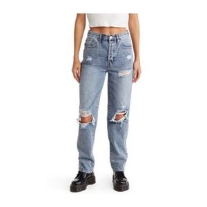 PACSUN DISTRESSED DAD JEAN